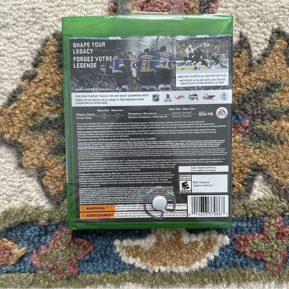 Brand New NHL 17 For Xbox One Factory Sealed Version Rated  E For Everyone - Picture 2 of 3